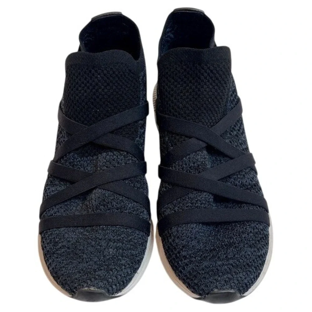 Eileen Fisher Xanady Blue‎ Black Knit Sneakers 6